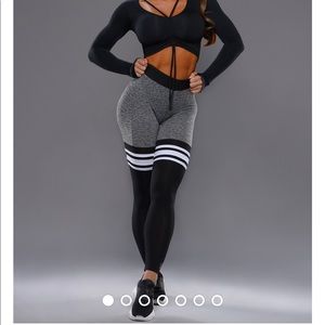 Bombshell Sportswear Thigh Highs Heather